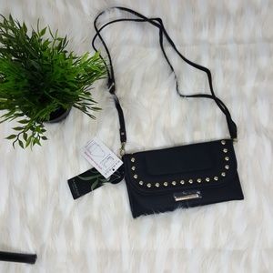 NWT Rampage Black Wristlet/Wallet With Strap